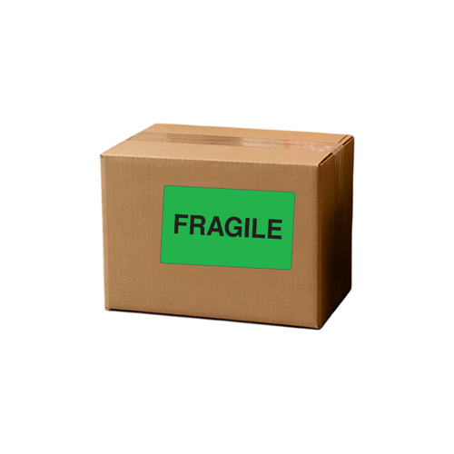 3" x 5" "Fragile" Label, Paper, 500 Labels Per Roll
