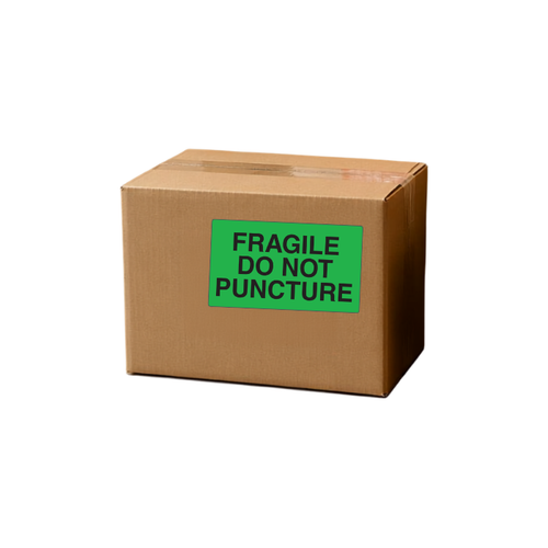 3" x 5" "Do Not Puncture" Label, Paper, 500 Labels Per Roll