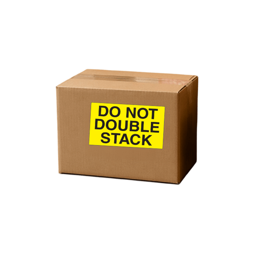 3" x 5" "Do Not Double Stack" Label, Paper, 500 Labels Per Roll