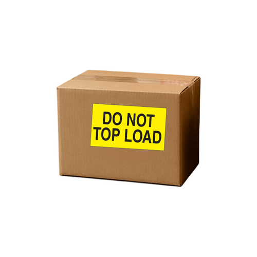 3" x 5" "Do Not Top Load" Label, Paper, 500 Labels Per Roll