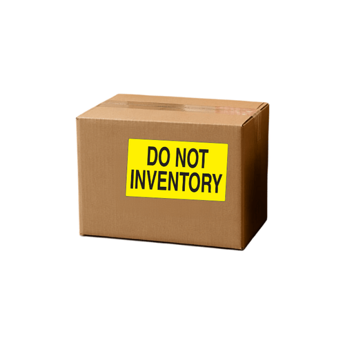 3" x 5" "Do Not Inventory" Label, Paper, 500 Labels Per Roll