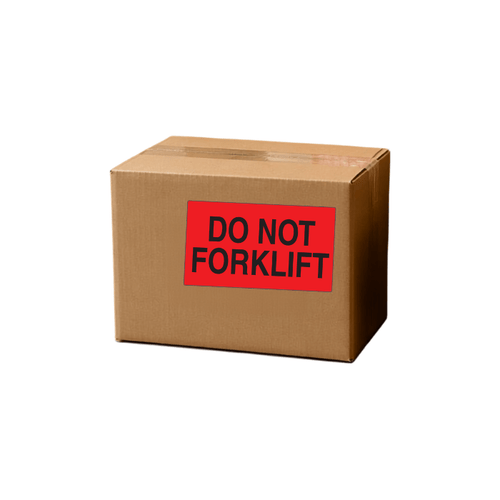 3" x 5" "Do Not Forklift" Label, Paper, 500 Labels Per Roll