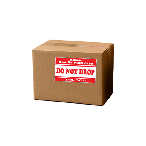 3" x 5" "Do Not Drop" Label, Paper, 500 Labels Per Roll