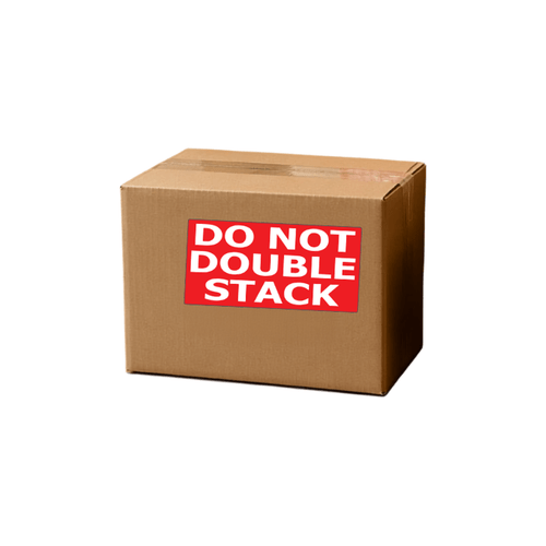 2" x 4" "Do Not Double Stack" Label, Paper, 500 Labels Per Roll