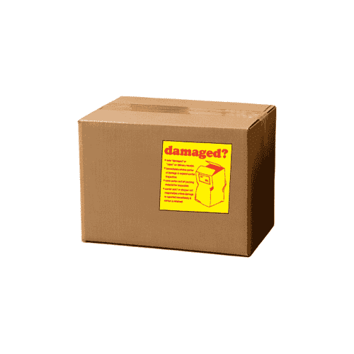 3" x 5" "Damaged?" Label, Paper, 500 Labels Per Roll