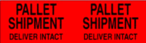 3" x 10" "Deliver Intact" Label, Paper, 250 Labels Per Roll