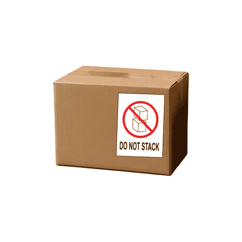 4" x 6" "Do Not Stack" Label, Paper, 500 Labels Per Roll