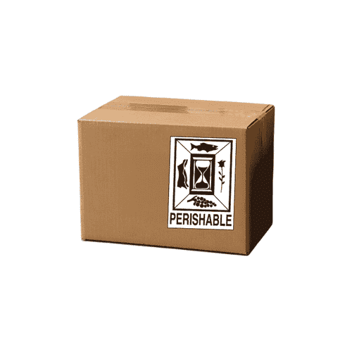 4" x 6" "Perishable" Label, Paper, 500 Labels Per Roll