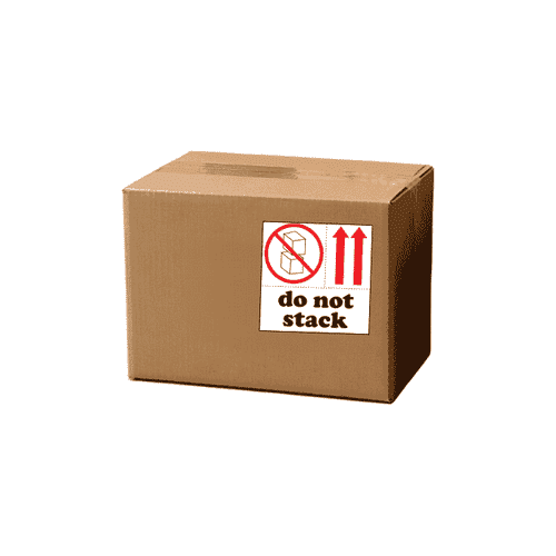 4" x 4" "Do Not Stack" Label, Paper, 500 Labels Per Roll