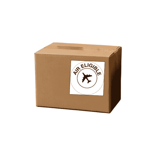 2" x 2" "Air Eligible" Label, Paper, 500 Labels Per Roll