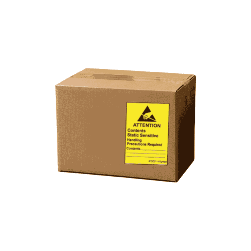 1.75" x 2.5" "Sensitive Electronic Devices" Label, Paper, 500 Labels Per Roll