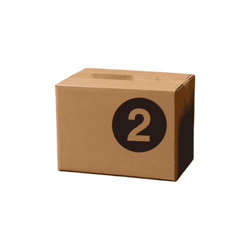 2" Diameter, "Two" Circle Label, Paper, 500 Labels Per Roll
