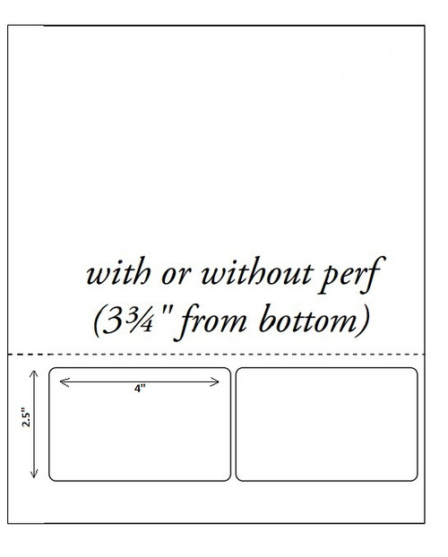 Integrated Labels 8.5 inch x 11 inch Laser Sheet Page 1 BIS Labels Inc.