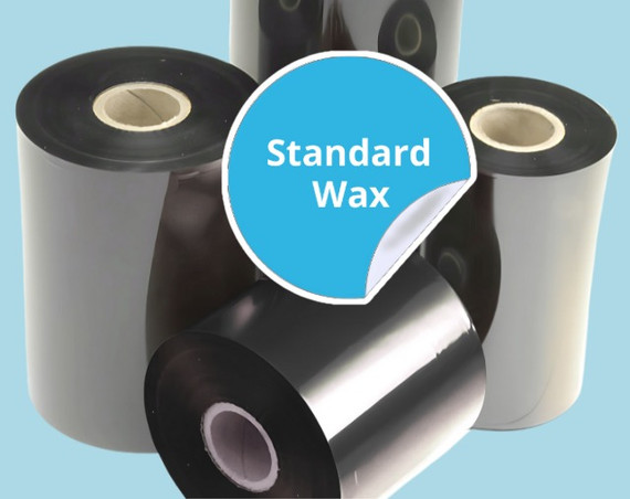 3.5" x 1181' Thermal Transfer Standard WAX Ribbon, Resin Enhanced