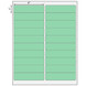 4x1 Green Floodcoated Direct Thermal Labels 1" Core