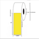 1.09375x3.5 Yellow Dymo Compatible Direct Thermal Labels 1" Core