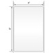 4x6 White Thermal Transfer Fanfold Stacks