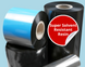 2.24"(64mm) x 243' (74m) Super Solvent Resistant Resin Ribbons for Zebra TLP Printers, Coated Side Out, 1/2" core