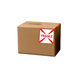 4" x 4" "Fragile" Label, Paper, 500 Labels Per Roll