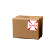 4" x 4" "Glass" Label, Paper, 500 Labels Per Roll