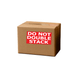 2" x 4" "Do Not Double Stack" Label, Paper, 500 Labels Per Roll