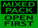 3" x 5" "Mixed Pack" Label, Paper, 500 Labels Per Roll