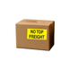 3" x 5" "No Top Freight" Label, Paper, 500 Labels Per Roll