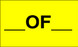 3" x 5" "_ Of _" Label, Paper, 500 Labels Per Roll