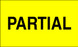 3" x 5" "Partial" Label, Paper, 500 Labels Per Roll