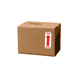 2.5" x 7" "This Side Up" Label, Paper, 500 Labels Per Roll