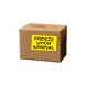 3" x 5" "Freeze Upon Arrival" Label, Paper, 500 Labels Per Roll