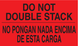 3" x 5" "Do Not Double Stack" Label, Paper, 500 Labels Per Roll