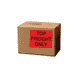 8" x 10" "Top Freight Only" Label, Paper, 250 Labels Per Roll