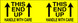 3" x 10" "This End Up" Label, Paper, 250 Labels Per Roll