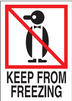 4" x 6" "Keep From Freezing" Label, Paper, 500 Labels Per Roll