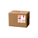 4" x 4" "Do Not Stack" Label, Paper, 500 Labels Per Roll