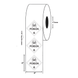 4" x 4" "Poison" Label, Paper, 500 Labels Per Roll