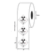 4" x 4" "Radioactive" Label, Paper, 500 Labels Per Roll
