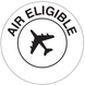 2" x 2" "Air Eligible" Label, Paper, 500 Labels Per Roll