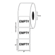 6" x 6" "Empty" Label, Paper, 500 Labels Per Roll