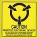 4" x 4" "Sensitive Electronic Devices" Label, Paper, 500 Labels Per Roll