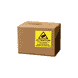 2" x 2" "Electrostatic Sensitive Devices" Label, Paper, 500 Labels Per Roll