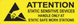 0.625" x 2" "Static Sensitive Devices" Label, Paper, 500 Labels Per Roll