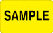 1.25" x 2" "Sample" Label, Paper, 500 Labels Per Roll