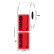 1.25" x 2" "Packed By ___" Label, Paper, 500 Labels Per Roll
