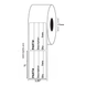 1.25" x 2" "Part # ___" Label, Paper, 500 Labels Per Roll