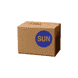 2" Diameter, "Sunday" Circle Label, Paper, 500 Labels Per Roll