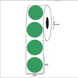 1/2” Diameter, Blank Circle Label, Paper, 1000 Labels Per Roll