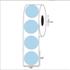1/2” Diameter, Blank Circle Label, Paper, 1000 Labels Per Roll