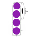 1” Diameter, Blank Circle Label, Paper, 1000 Labels Per Roll